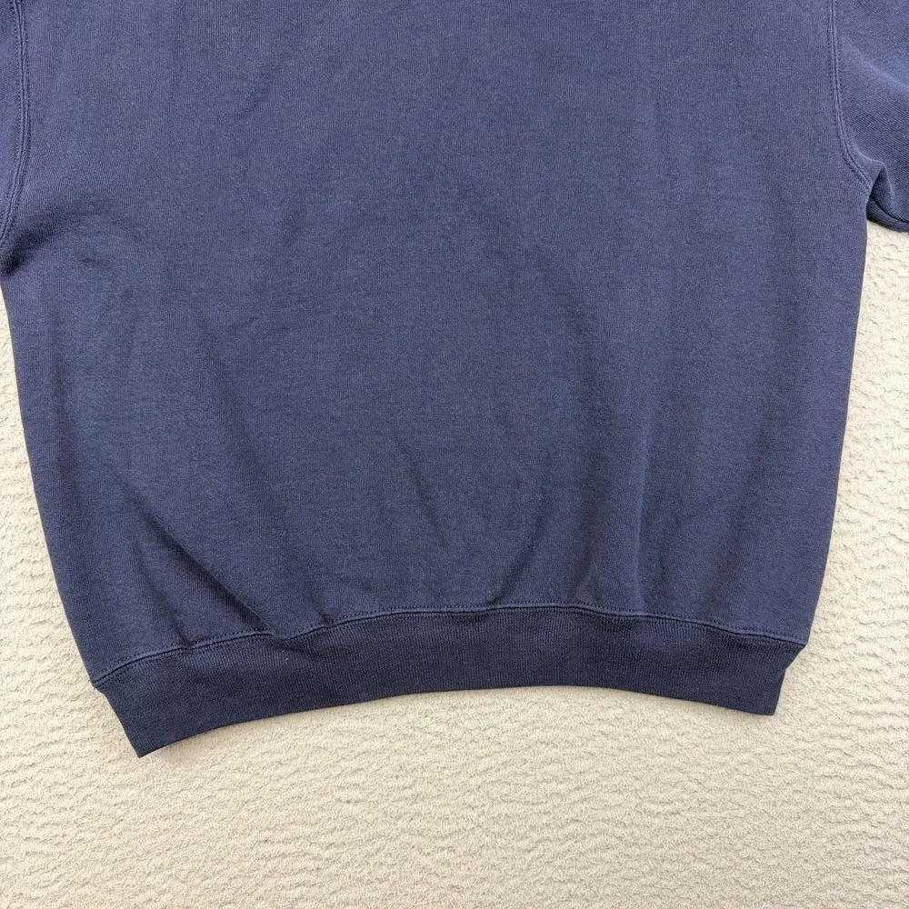 Vintage Russell Athletic Sweatshirt Mens Medium Blue Lombardi Co Embroidered 90s